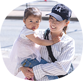 一緒に登園、帰宅できる